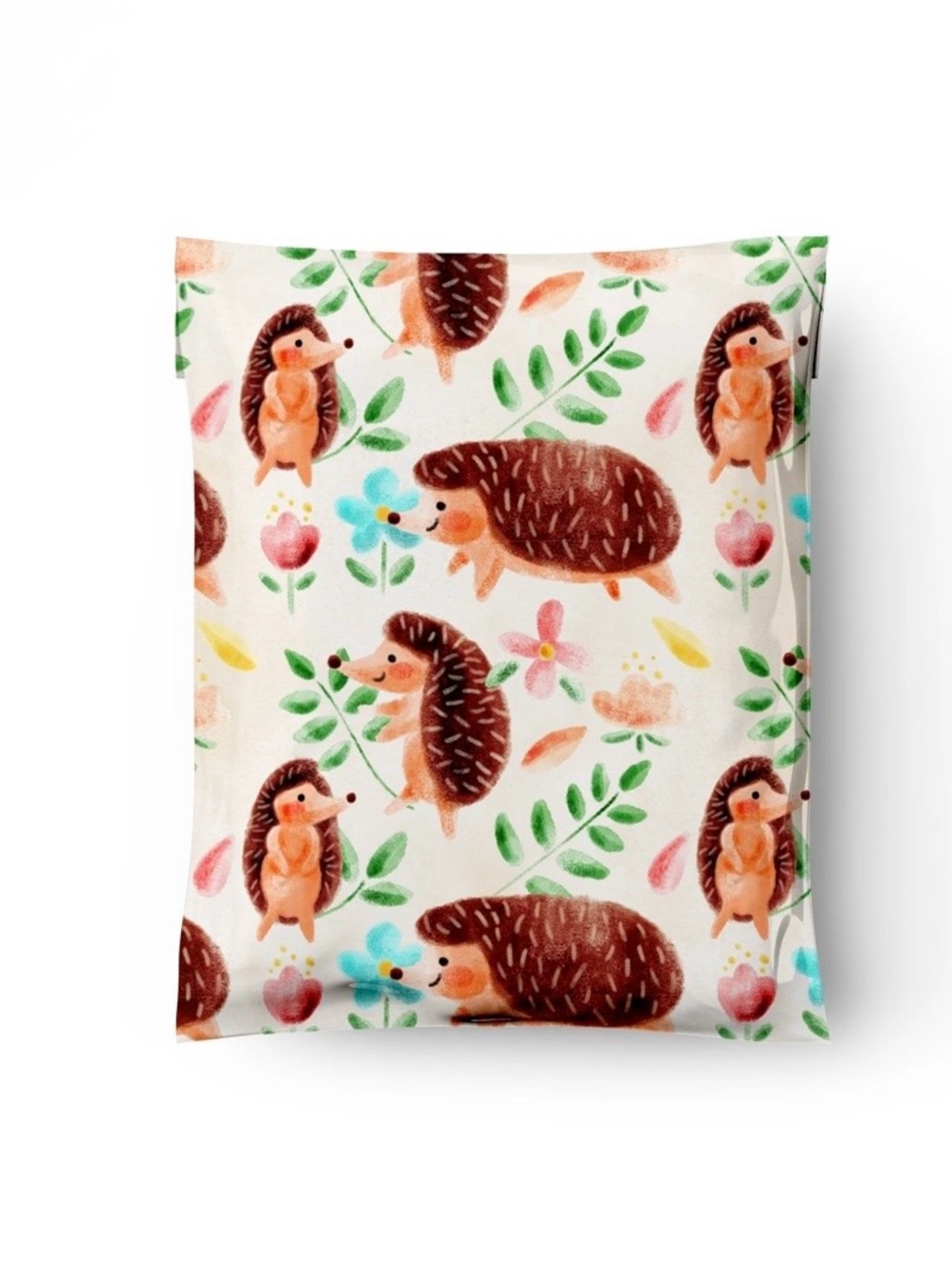 50 Each New! NWOT 10 inch x 13 inch Hedgehog Poly Mailers - Shipping Bags $28